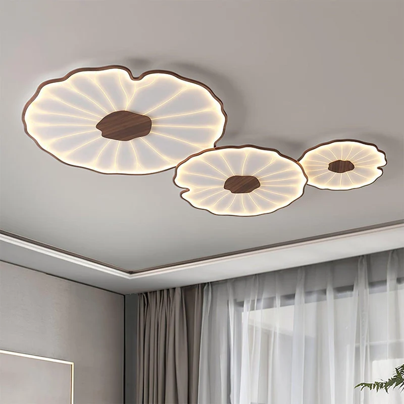 Plafondlamp Lotusbladeren Acryl LED Modern Rond Woonkamer Slaapkamer Hal | Sansoti