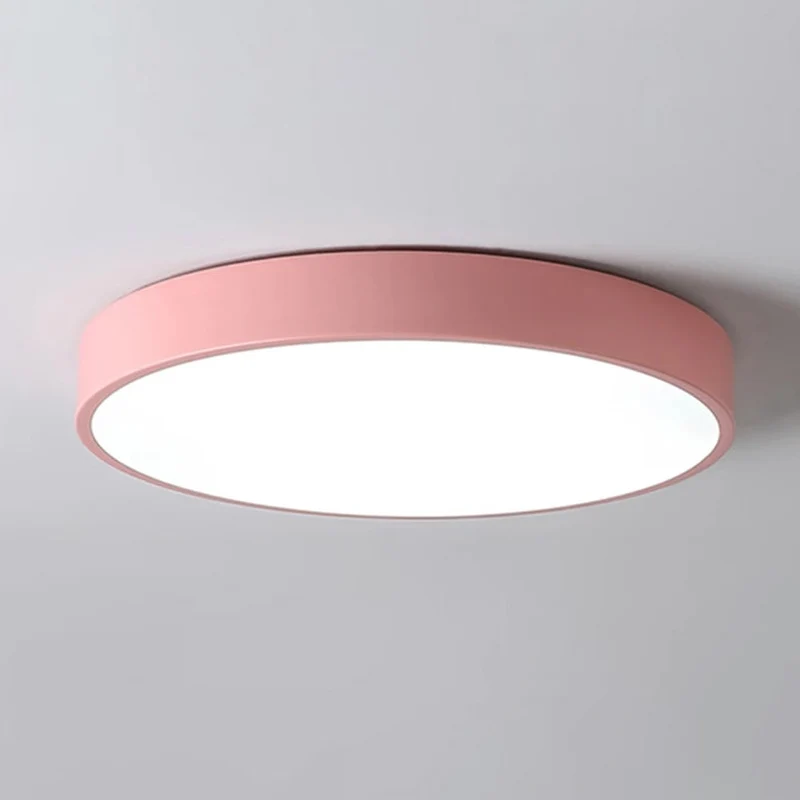 Ronde LED Plafondlamp Ultraplat Nordic Modern Dimbaar Acrylic Woonkamer Slaapkamer | Sansoti