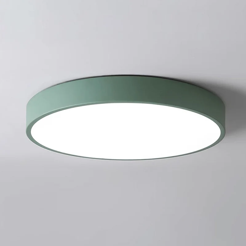 Ronde LED Plafondlamp Ultraplat Nordic Modern Dimbaar Acrylic Woonkamer Slaapkamer | Sansoti