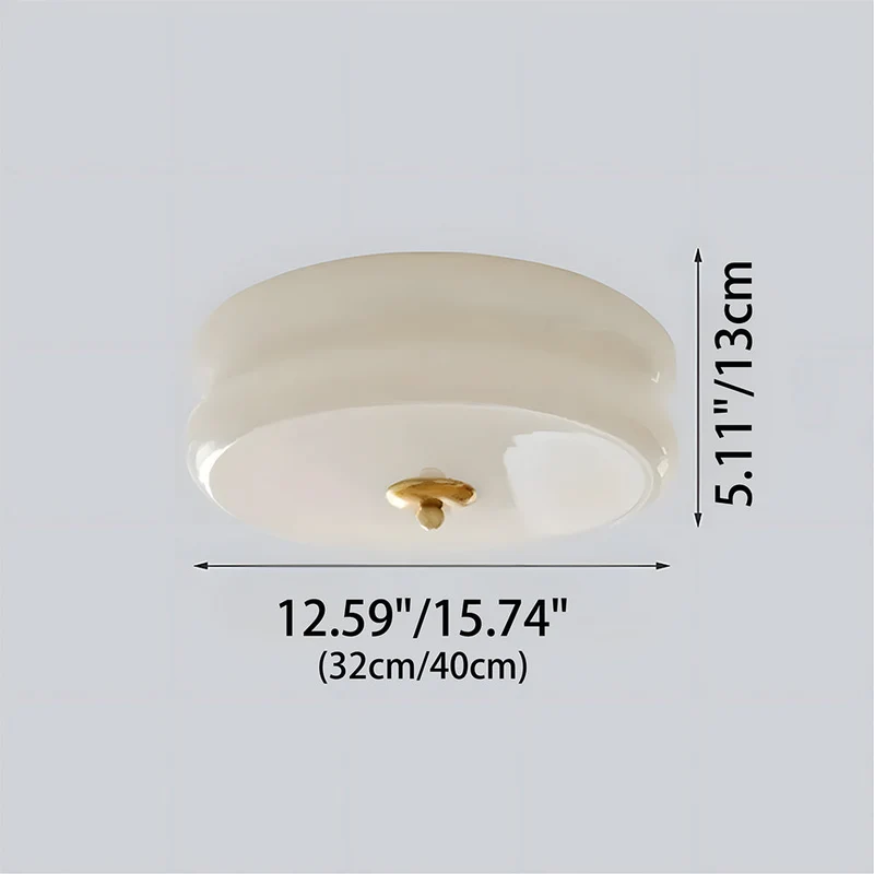 Plafondlamp Vintage Glas 1920s Industrieel Goud Chroom LED Eetkamer Woonkamer Slaapkamer | Sansoti