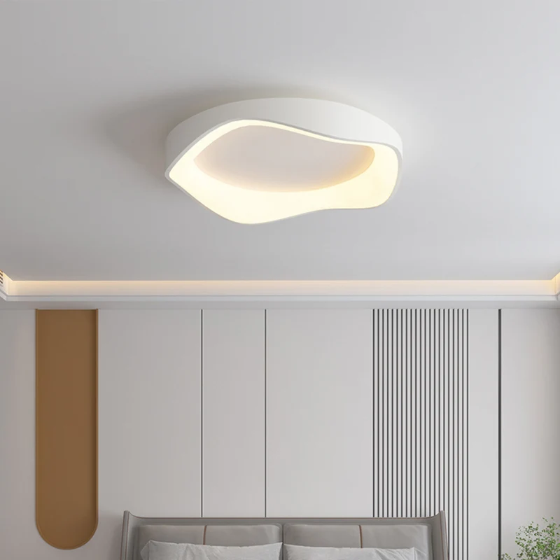 Japandi LED Plafondlamp Dimbaar Afstandsbediening Rond 40cm 50cm IJzer Acryl | Sansoti