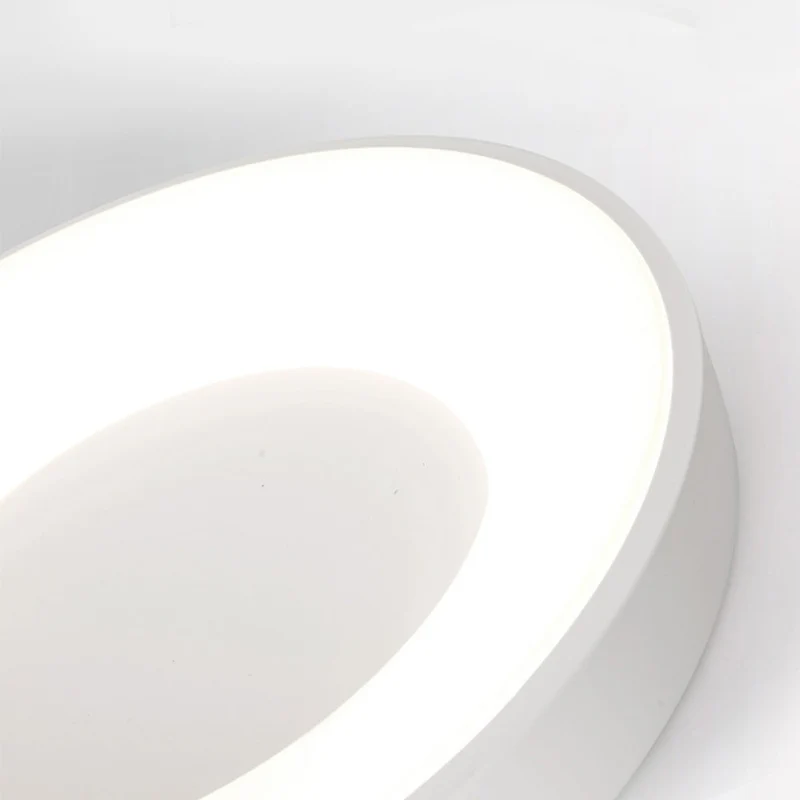 LED plafondlamp rond acryl ijzer lage ruimtes hal slaapkamer woonkamer moderne opbouwlamp minimalistische plafondverlichting | Sansoti