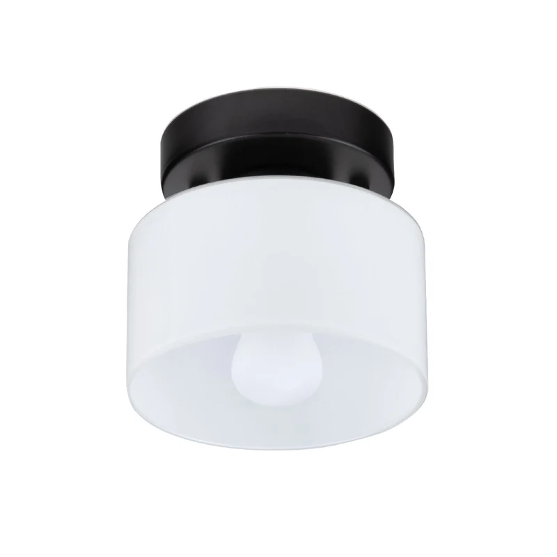 Plafondlamp Glas Retro E27/E26 Amber Keuken Hal Woonkamer Rond Design Sfeerverlichting Vintage Stijl | Sansoti
