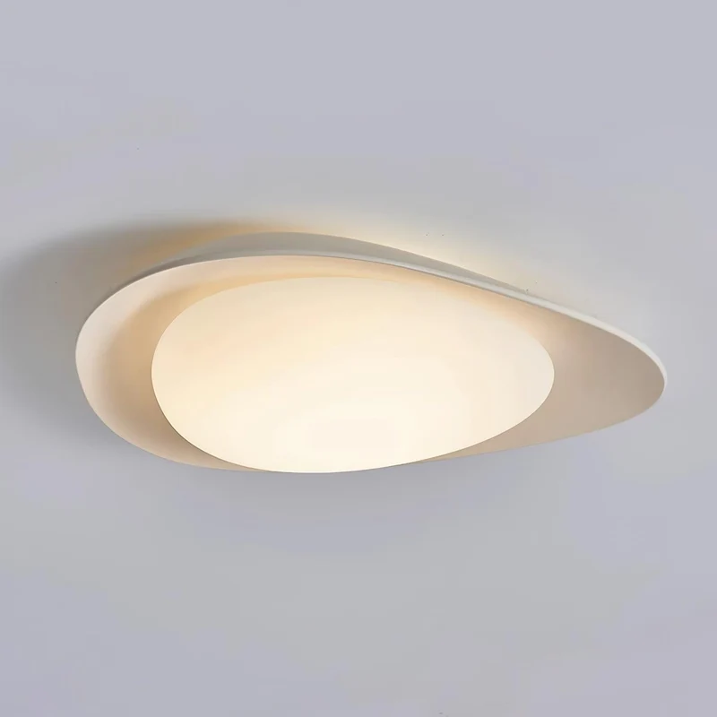 LED Plafondlamp Bladvorm Resin Groen Woonkamer Slaapkamer Eetkamer Organische Plafondlamp Scandinavisch Interieur | Sansoti