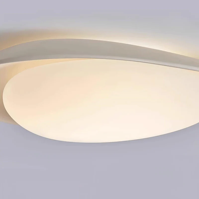 LED Plafondlamp Bladvorm Resin Groen Woonkamer Slaapkamer Eetkamer Organische Plafondlamp Scandinavisch Interieur | Sansoti