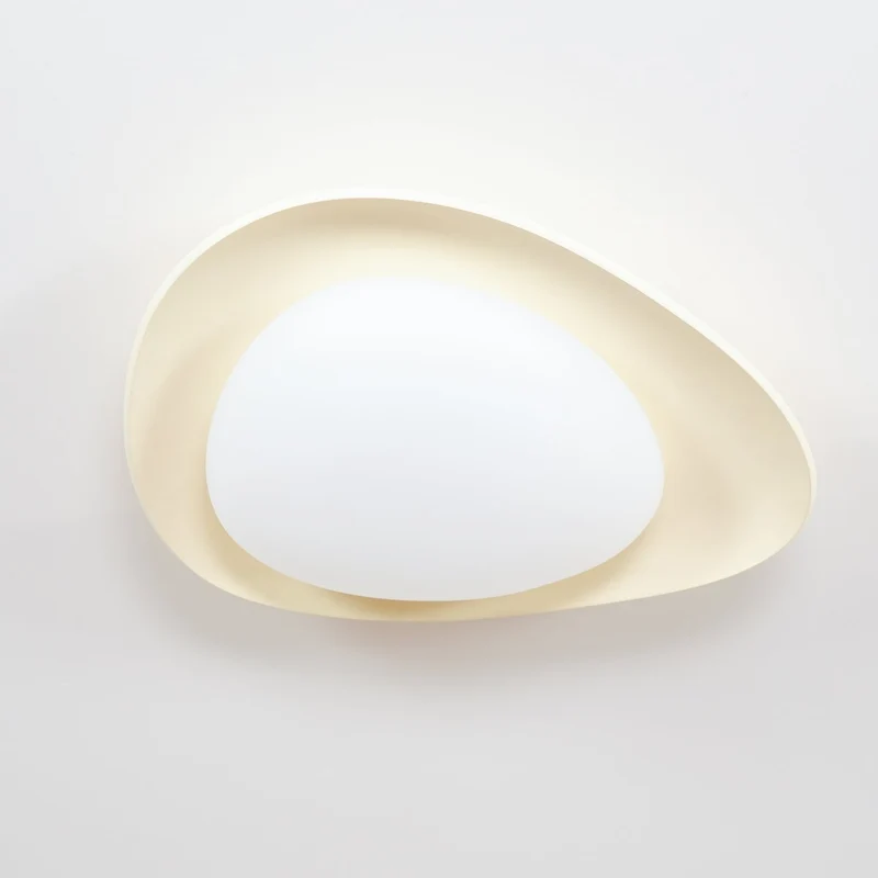 LED Plafondlamp Bladvorm Resin Groen Woonkamer Slaapkamer Eetkamer Organische Plafondlamp Scandinavisch Interieur | Sansoti