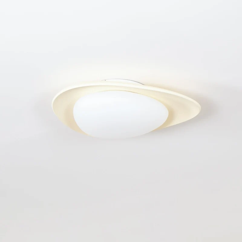 LED Plafondlamp Bladvorm Resin Groen Woonkamer Slaapkamer Eetkamer Organische Plafondlamp Scandinavisch Interieur | Sansoti
