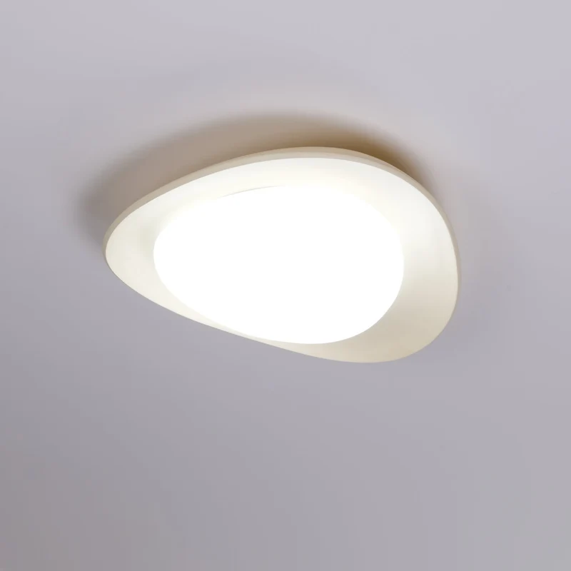 LED Plafondlamp Bladvorm Resin Groen Woonkamer Slaapkamer Eetkamer Organische Plafondlamp Scandinavisch Interieur | Sansoti
