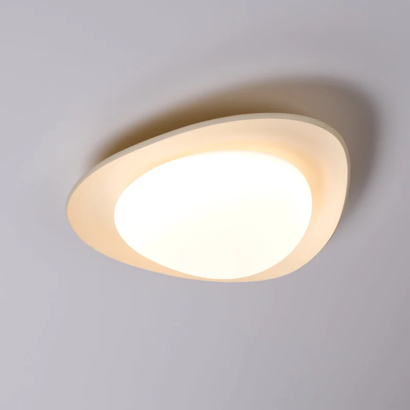LED Plafondlamp Bladvorm Resin Groen Woonkamer Slaapkamer Eetkamer Organische Plafondlamp Scandinavisch Interieur | Sansoti