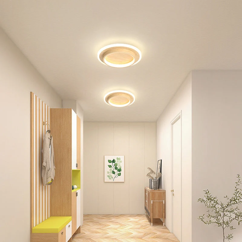 LED plafondlamp rond 10W 20W zwart wit slaapkamer hal woonkamer moderne plafondverlichting lage plafondlamp | Sansoti