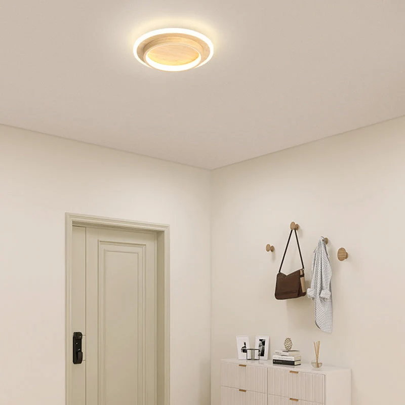 LED plafondlamp rond 10W 20W zwart wit slaapkamer hal woonkamer moderne plafondverlichting lage plafondlamp | Sansoti