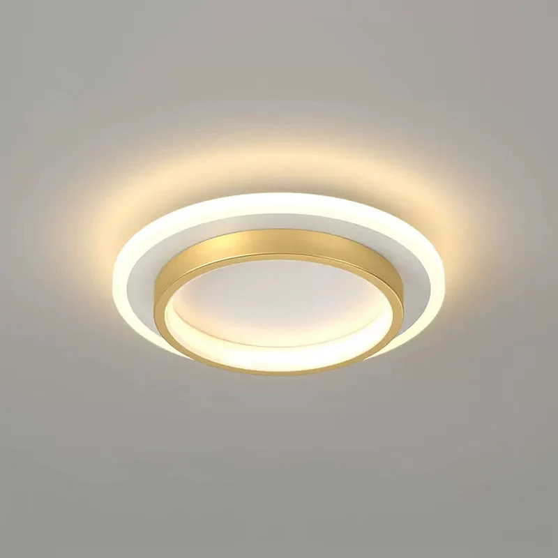 LED plafondlamp rond 10W 20W zwart wit slaapkamer hal woonkamer moderne plafondverlichting lage plafondlamp | Sansoti