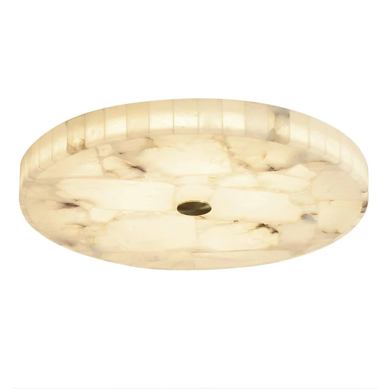 Plafondlamp Albast LED 5 cm Wit Goud Woonkamer Hal Moderne Designlamp Binnen | Sansoti