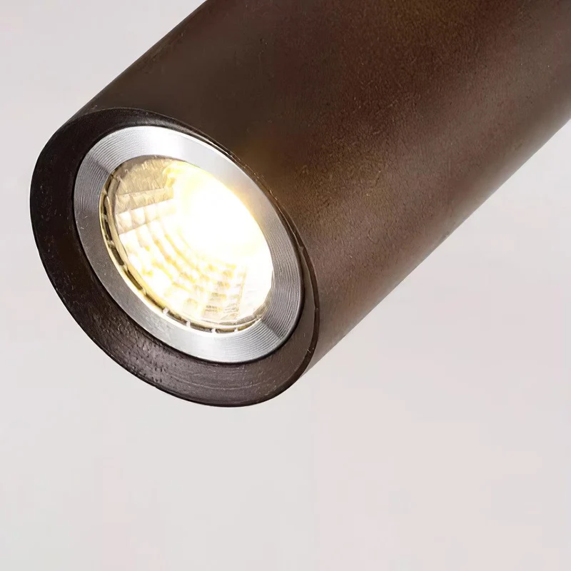Houten Track Plafondlamp LED Houtlook Goud Verstelbare Spots Woonkamer Keuken Hal Scandinavisch Modern | Sansoti