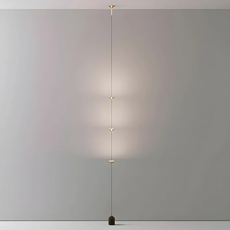 Vloer Tot Plafond Lamp 4 Lichtpunten LED 2,5-3,2 m Woonkamer Slaapkamer Werkkamer Minimalistische Staande Lamp Sfeerverlichting | Sansoti