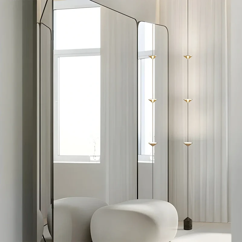 Vloer Tot Plafond Lamp 4 Lichtpunten LED 2,5-3,2 m Woonkamer Slaapkamer Werkkamer Minimalistische Staande Lamp Sfeerverlichting | Sansoti