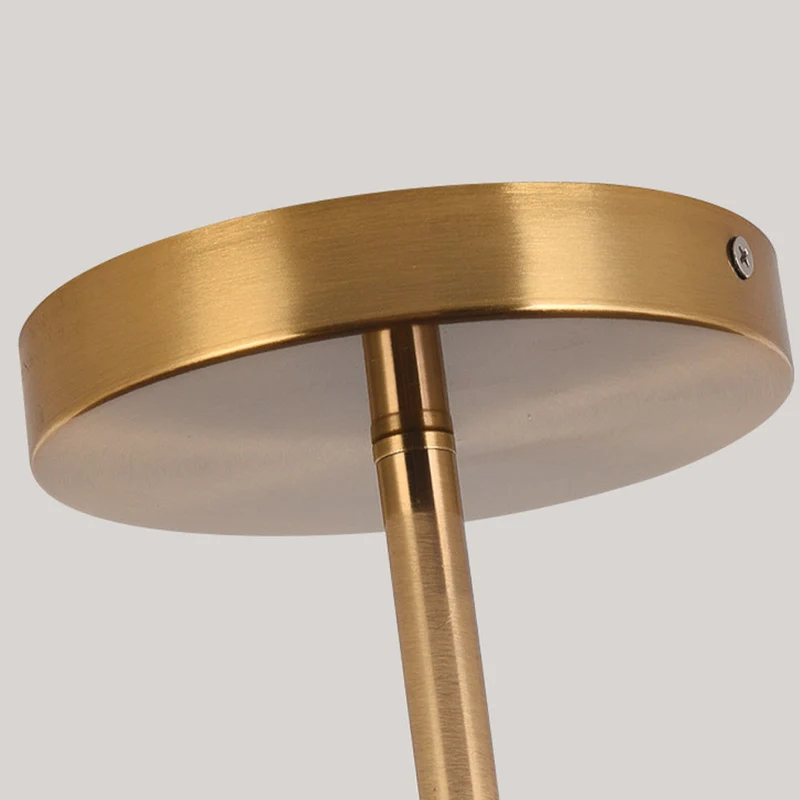 LED Plafondlamp Houtlook Goud Rond Half-Opbouw Woonkamer Slaapkamer Eetkamer Design Plafondverlichting | Sansoti