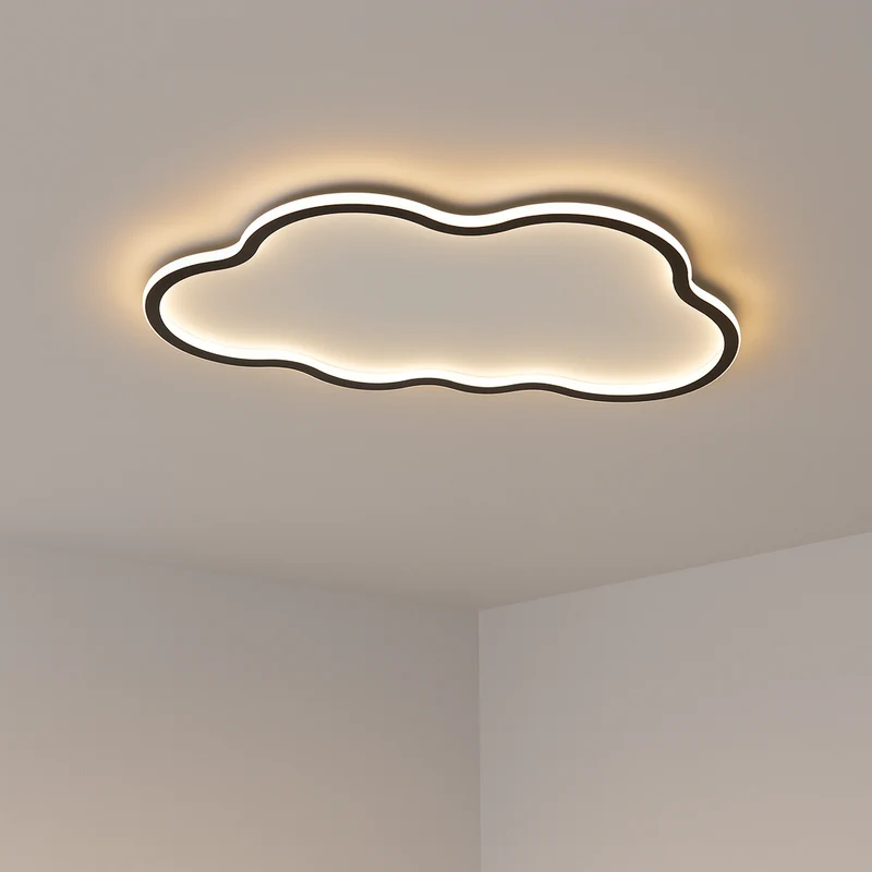 Cloud plafondlamp LED aluminium PVC wit slaapkamer woonkamer plafondverlichting modern Scandinavisch design | Sansoti