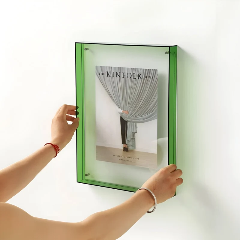 Fotolijst Transparant Acryl Minimalistisch Staand Hangend A4 A5 Modern Scandinavisch | Sansoti