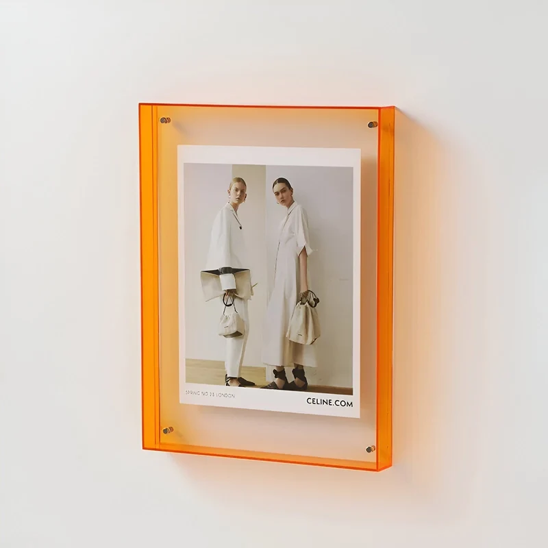 Fotolijst Transparant Acryl Minimalistisch Staand Hangend A4 A5 Modern Scandinavisch | Sansoti