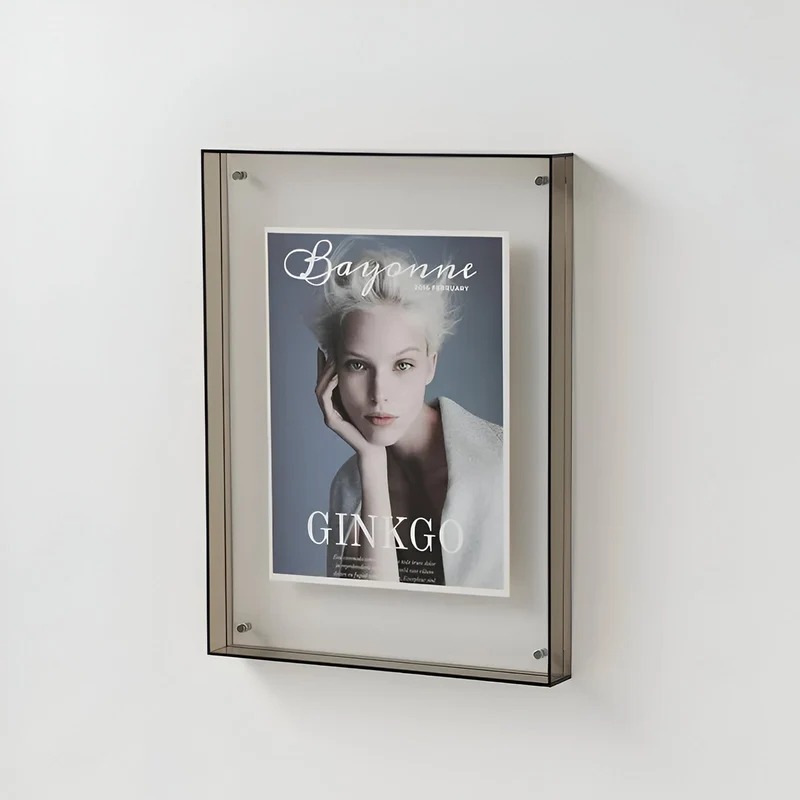 Fotolijst Transparant Acryl Minimalistisch Staand Hangend A4 A5 Modern Scandinavisch | Sansoti