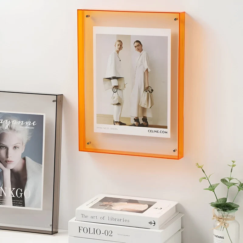 Fotolijst Transparant Acryl Minimalistisch Staand Hangend A4 A5 Modern Scandinavisch | Sansoti