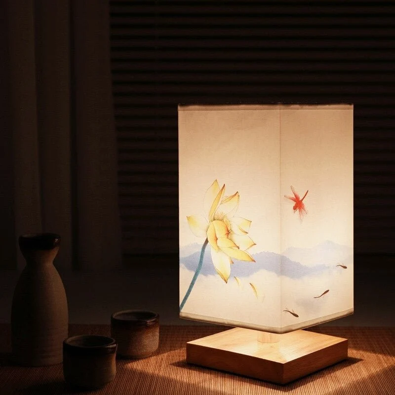 Tafellamp Bamboe Hout Japandi Minimalistisch Natuurlijk Nachtkastje Bureau | Sansoti