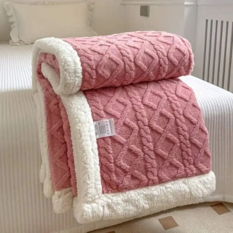 Duvet Sherpa Verzwaringsdeken 150x200cm Grijs Tweepersoons Warm Fleece Deken Bedsprei Zwaartedeken Winter Slaapkamer | Sansoti