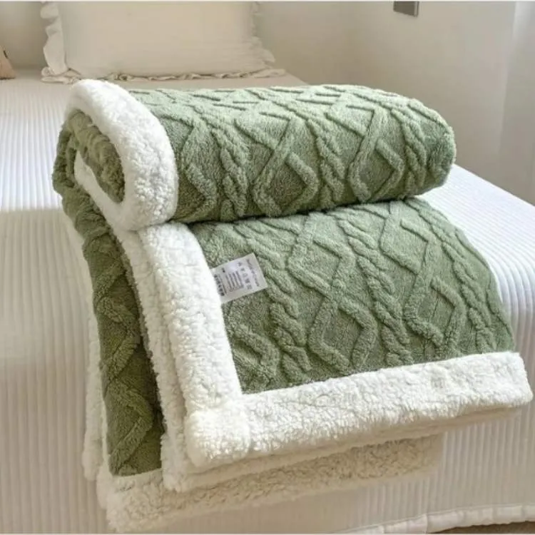 Duvet Sherpa Verzwaringsdeken 150x200cm Grijs Tweepersoons Warm Fleece Deken Bedsprei Zwaartedeken Winter Slaapkamer | Sansoti