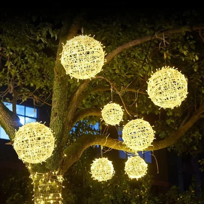 LED Lichtbol Buiten Waterdicht 20cm IP65 Warm Wit Tuinverlichting | Sansoti