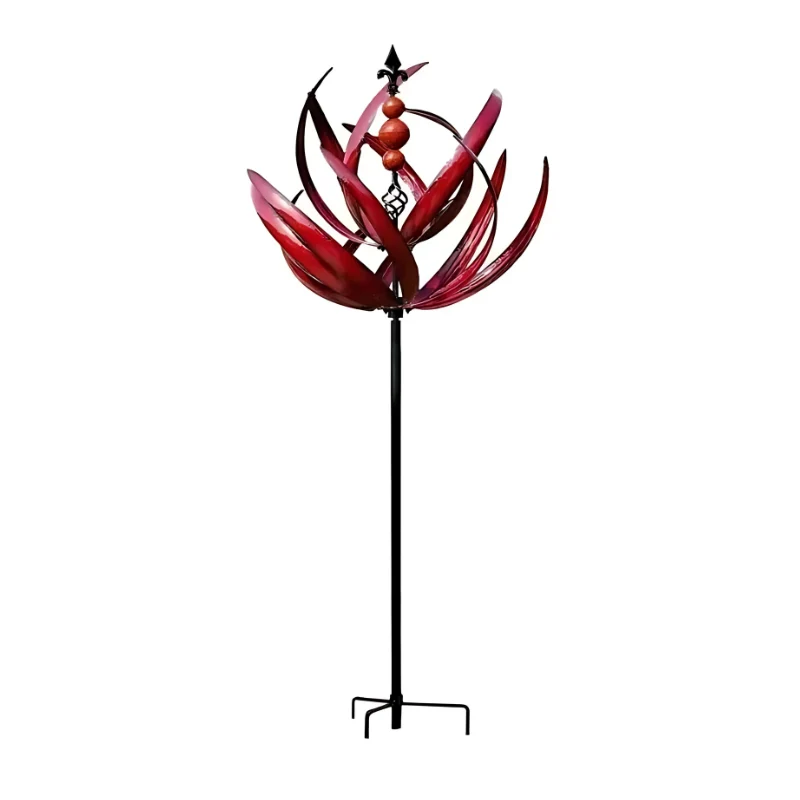 Decoratief Windspel voor Tuin – Draaiend Metalen Buitenornament met Reflectie | Sansoti