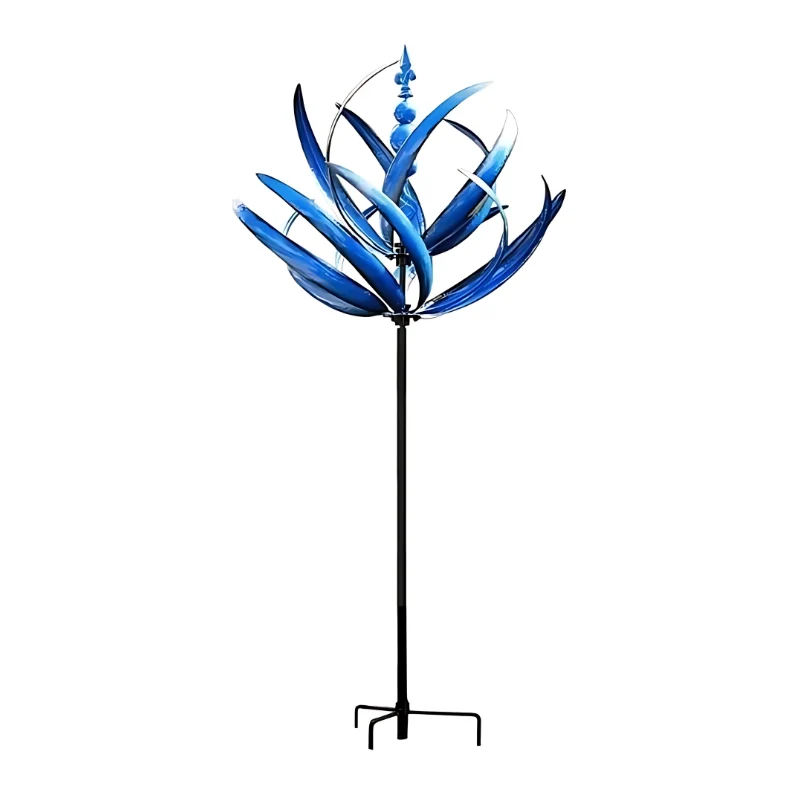 Decoratief Windspel voor Tuin – Draaiend Metalen Buitenornament met Reflectie | Sansoti