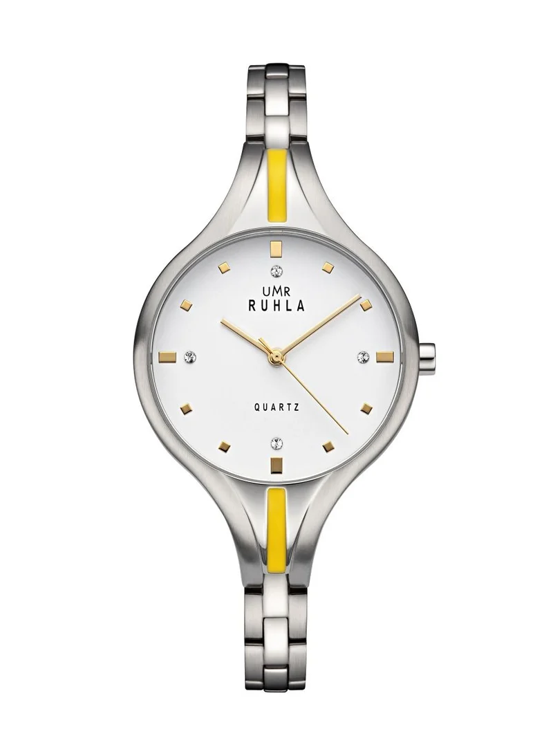UMR Ruhla RUHLA-Style RS32216 Damen Armbanduhr Silber • Miyota Quarzwerk • Swarowski-Steinchen