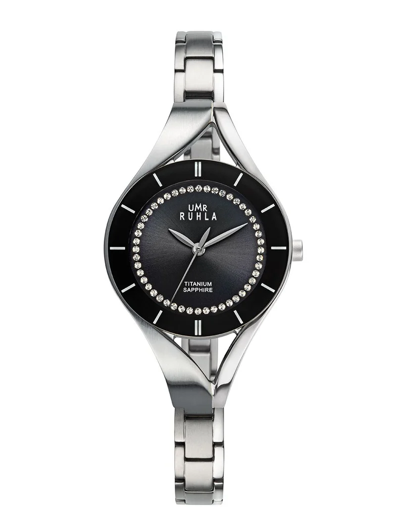 UMR Ruhla RUHLA-Style RS26116 Damen Armbanduhr • Saphirglas • Titan-Halbspangenband