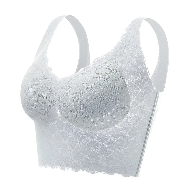 Postuur Correctie BH Draadloos Stretch Ademend Comfort Dag en Nacht Zachte Cup Brede Band Ergonomisch Design | Sansoti