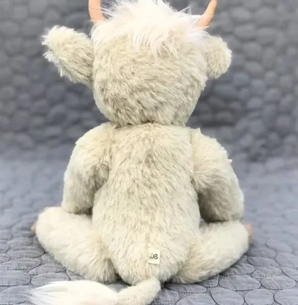 Handgemaakte Hooglandkoe Knuffel 25cm met Bloemen Decoratie Pluche Speelgoed voor Kinderen Babykamer | Sansoti