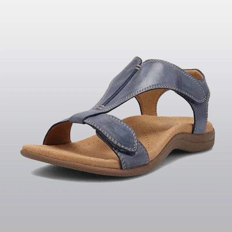 Orthopedische Dames Sandalen met Voetgewelfsteun T-band Verstelbaar Ademend Microvezel Zomer Comfortabel | Sansoti