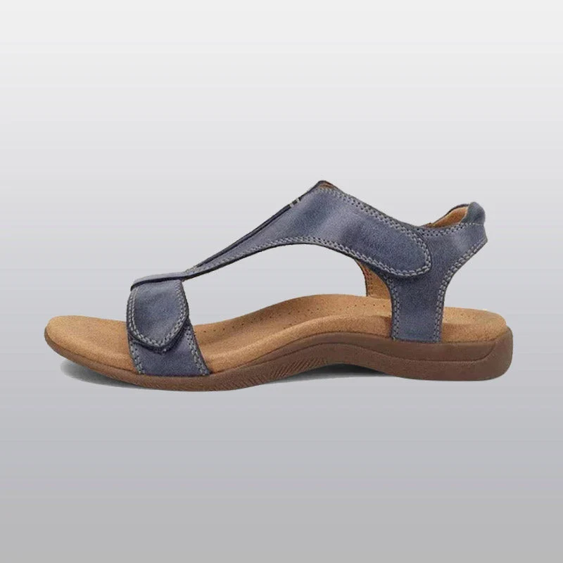 Orthopedische Dames Sandalen met Voetgewelfsteun T-band Verstelbaar Ademend Microvezel Zomer Comfortabel | Sansoti