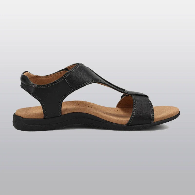 Orthopedische Dames Sandalen met Voetgewelfsteun T-band Verstelbaar Ademend Microvezel Zomer Comfortabel | Sansoti