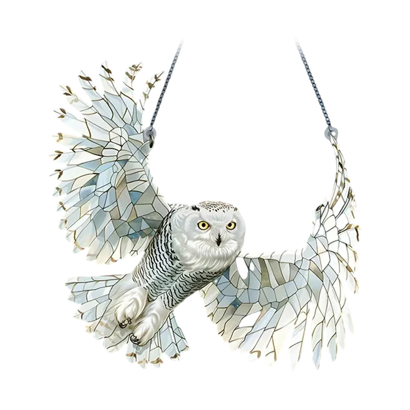 Raamhanger Kolibrie Acryl Gekleurd Glas 20x20 cm Vogel Decoratie Venster Suncatcher Lichtprisma Raamdecoratie | Sansoti