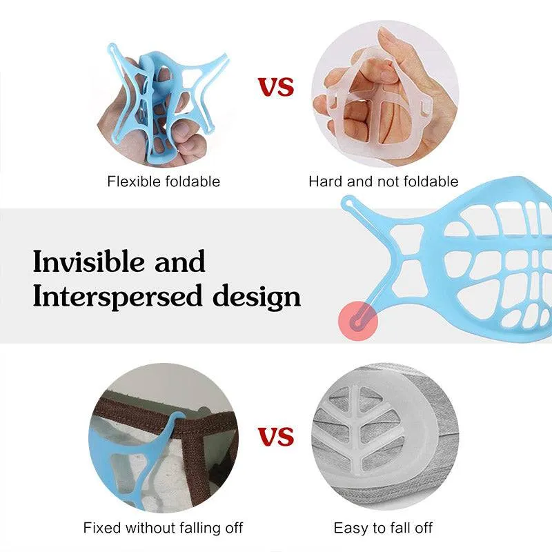 Siliconen 3D Mondkaphouder - Extra Ademruimte & Comfortabel Dragen - Herbruikbaar - Beschermt Make-up | Sansoti