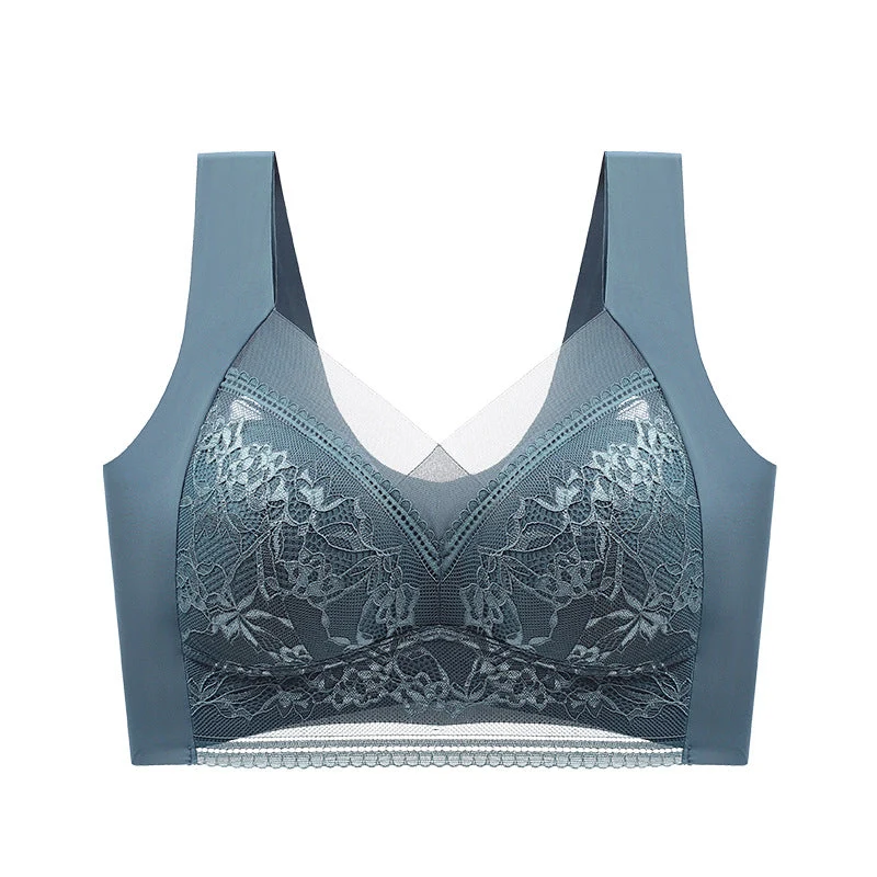 Push-up BH met Kant Draadloos Beugelloos Ondersteunend Comfortabel Ademend Stretch Dames Lingerie Elastisch | Sansoti