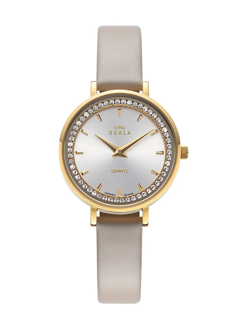 UMR Ruhla RUHLA-Style RS206923 Damenuhr Silber • Miyota Quarzwerk • Swarovskisteinchen