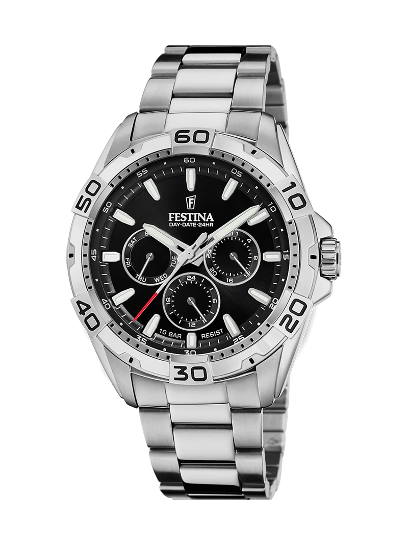 Festina Multifunction F20623/5 Herrenuhr • Edelstahl • 10 ATM