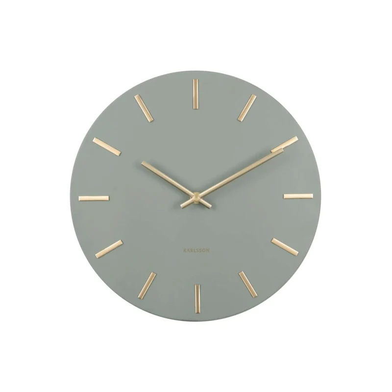 Karlsson Wanduhr 30 cm Ø Metall • Lautloses Quarzwerk • Modernes Design