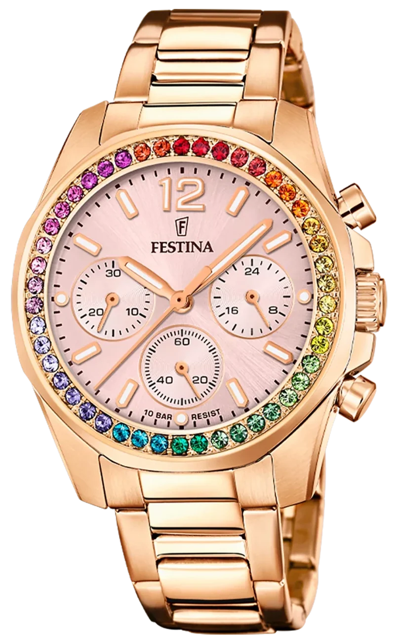 Festina Boyfriend Collection F20639/4 Damenuhr • Roségold • 10 ATM