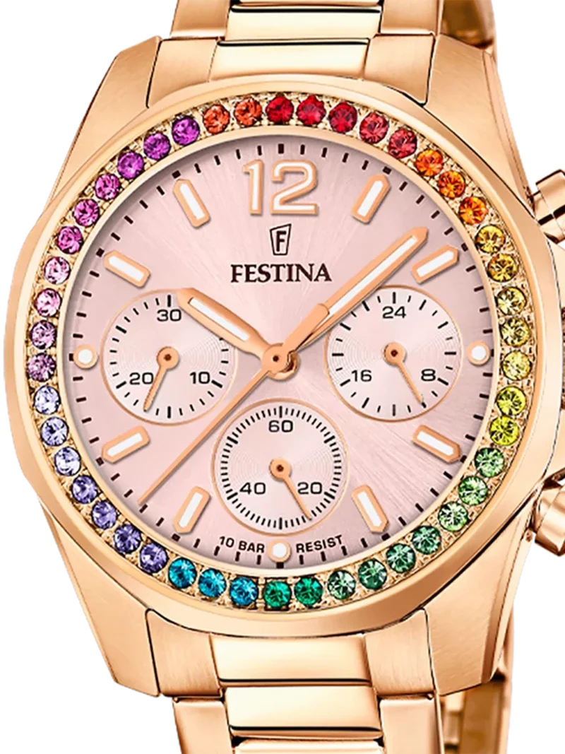 Festina Boyfriend Collection F20639/4 Damenuhr • Roségold • 10 ATM