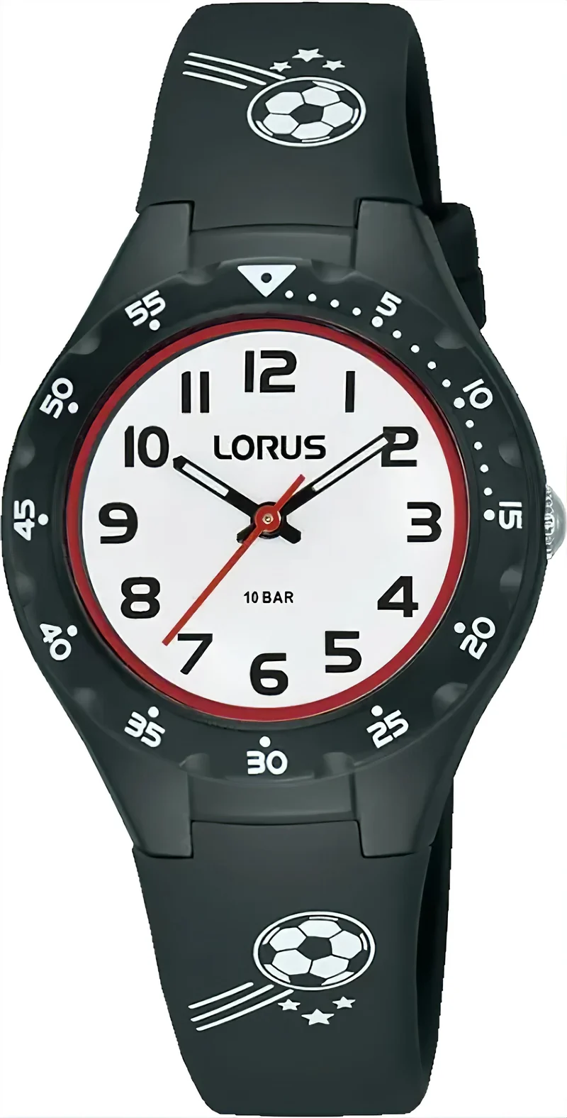 Lorus Young RRX45GX9 Kinder Uhr • 10 Bar wasserdicht • Robustes Silikonband