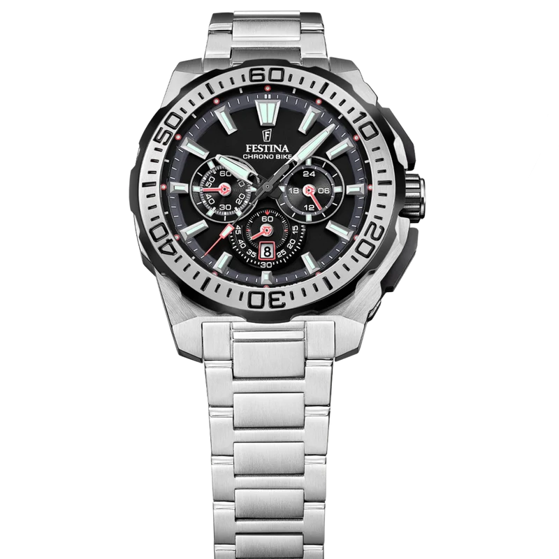 Festina Chrono Bike F20724/7 Herrenuhr • 20 ATM Wasserdicht • Präziser Chronograph