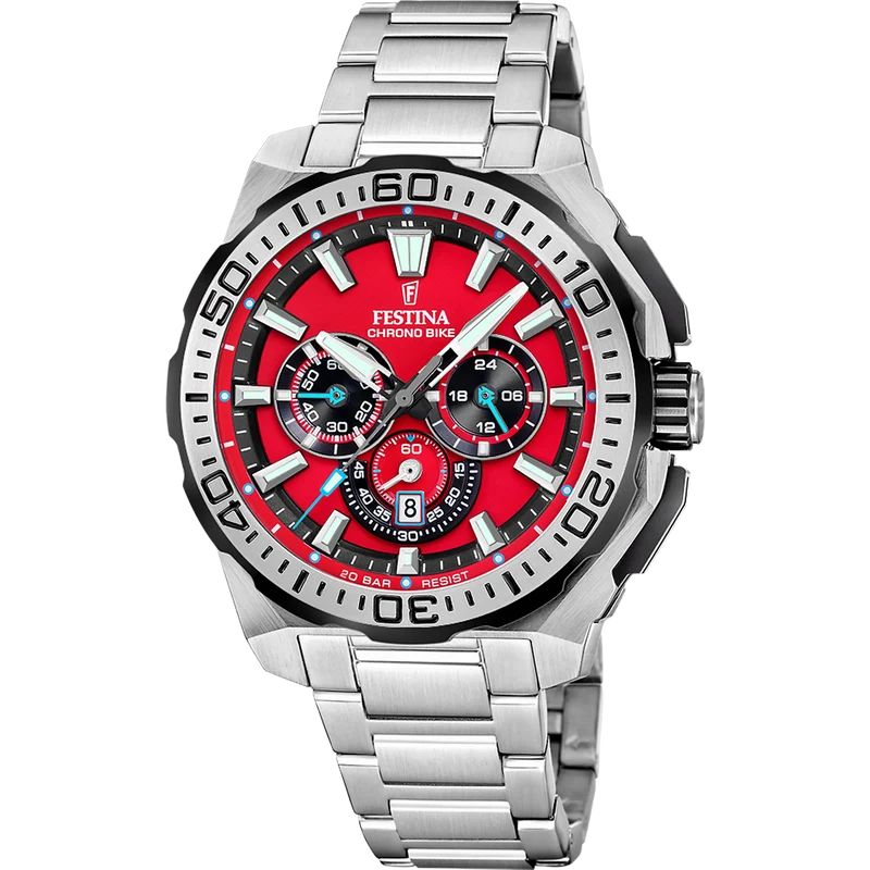 Festina Chrono Bike F20724/5 Herrenuhr • Sportliches Design • 20 ATM